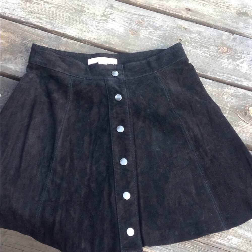 Forever 21 suede skirt